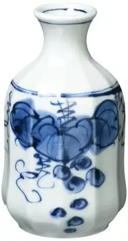 Татезандо Хасами Посуда Иссэй Печь Токкури Найгай Виноградный Синий