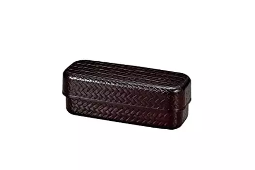 Tatsumiya Hakoya 302752 2-Tier Lunch Box, Ajiro Slim Lunch Box, 16.1 fl oz (510 ml), Storage