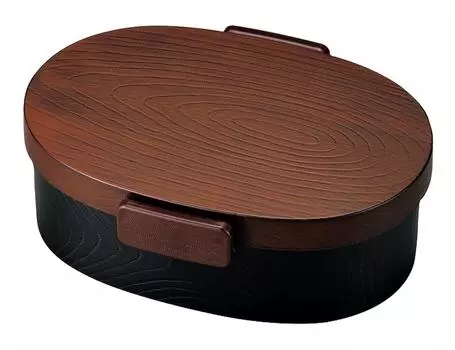 Tatsumiya Плотная текстура древесины Маленький Bento Большой Tochi Плотная текстура древесины 52907