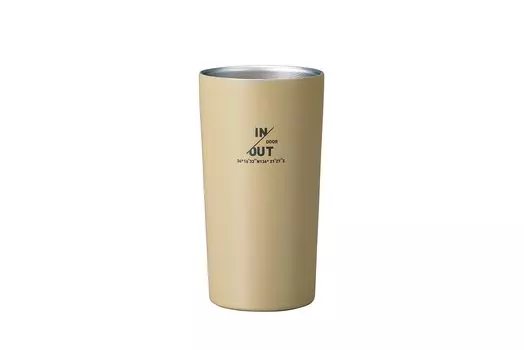 Tatsumiya Vacuum Stainless Steel Tumbler Brown 450 56899 IN/OUTDOOR