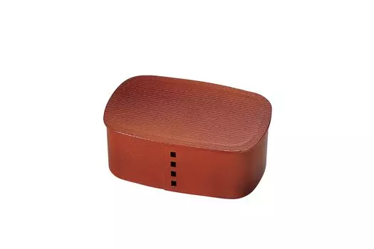 Tatsumiya Wappa одноярусный Bento Shunkei 30195 Размер приблизительный. Ш10.8 Д16.3 Н6.4