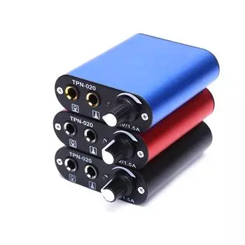 Tattoo Power Профессиональный блок питания для роторного тату-пистолета красный