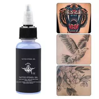 Tattoo Transfer Healthy Bottled 30ml/120ml Quick Dry Formula Professional Tattoo Stencil Gel Tattoo Transfer Gel 30ML