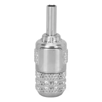 Тату-ручка из нержавеющей стали с самоблокирующимся магнитным фиксатором для удерживания иглы, ручка для тату-машинки diameter 33mm