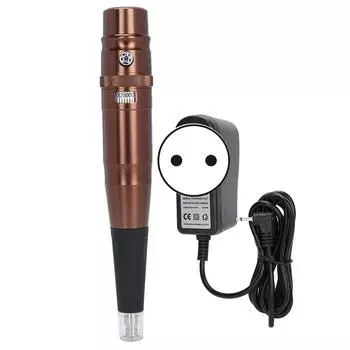 Тату-ручка Miroblading Semi Permanent Eyebrow Eyeline Lip Makeup Machine Coffee Grey EU Plug серебряный