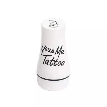 Тату-штамп You&Me, новый большой шрифт, черный дельфин, 1 шт.