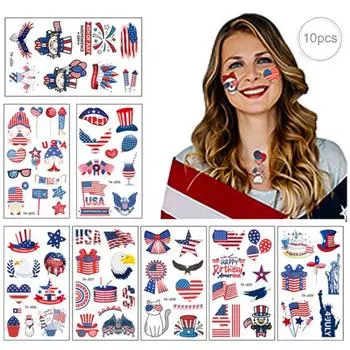 Татуировки Легкие Липкие Легкие Здоровые 10 pcs