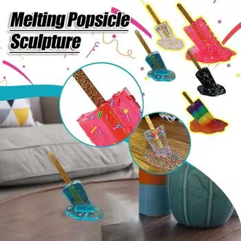 Тающая скульптура эскимо, художественная скульптура, современный домашний декор D