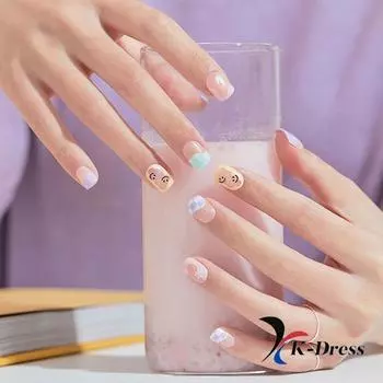 Тающая улыбка (Короткий квадрат) Типсы Magic Press Dashing Diva