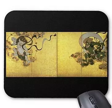 Tawaraya God and Thunder mouse Photopad masterpiece Sotatsu s Wind God pad (Japanese series)
