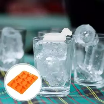 Такса Форма Шоколадное Печенье Силиконовая Форма Для Кубиков Льда Творческий DIY Домашний Поддон Для Льда Кухонные Инструменты Силиконовые Гаджеты Для Форм зелёный