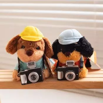 Такса плюшевая собака брелок камера плюшевый щенок куклы подвеска автомобильный брелок подарок для друзей Style F