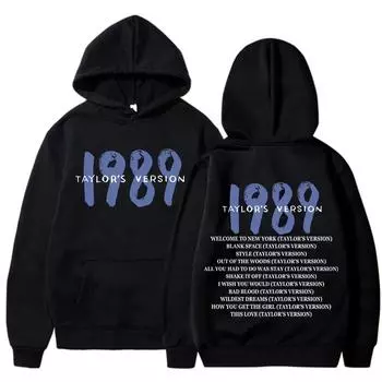 Taylor Ers r 0 Ccert Crewc Swift 1989 Женская унисекс-толстовка с капюшоном L бежевый