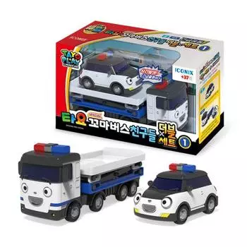 Tayo Special Little Bus Friends Double Set 1_Emergency Dispatch, корейские игрушки