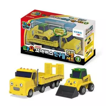 Tayo Special Little Bus Friends Double Set 2_Тяжелая техника, корейские игрушки