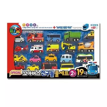 Tayo Special Little Bus Friends Полный набор Часть 2 (19 единиц), корейские игрушки