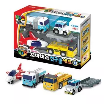 Tayo Special Little Bus Friends Set Часть 13, корейские игрушки