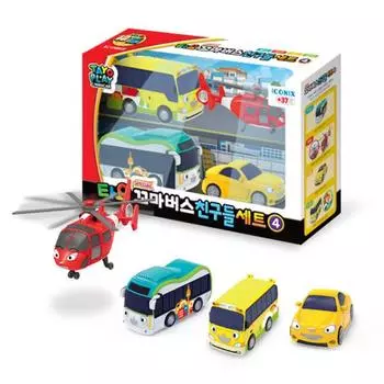 Tayo Special Little Bus Friends Set Часть 4, корейские игрушки