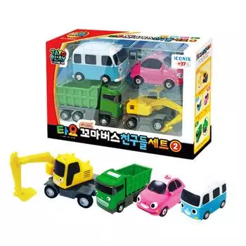 Tayo Special Little Bus Friends Set Часть 2, корейские игрушки