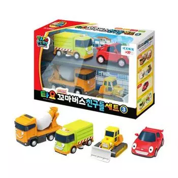 Tayo Special Little Bus Friends Set Часть 3, корейские игрушки