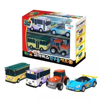 Tayo Special Little Bus Friends Set Часть 7, корейские игрушки