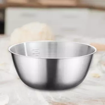 Таз из нержавеющей стали для взбивания яиц, миска для смешивания, мытья и хранения продуктов 20cm