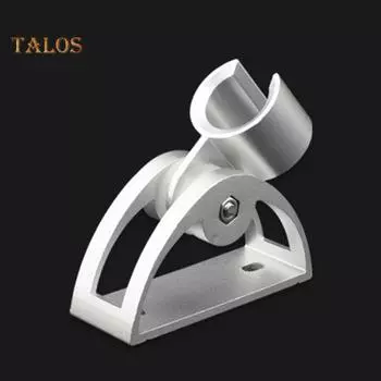 TB Ванная комната Алюминиевый настенный держатель для душевой головки с креплением кронштейн серебряный