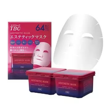 TBC Эстетическая маска увлажняющая 64 шт. шт. х 2 (32 коробки) винный