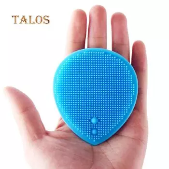 TBC Силиконовая косметическая подушечка для мытья лица Отшелушивающая щетка для очищения лица от черных точек