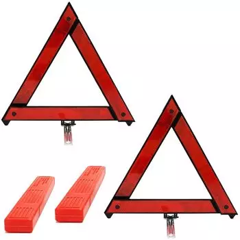 TBDBNR Треугольный упор, складной, для набора треугольных дисплеев, для дневного и ночного аварийного предупреждения о чрезвычайных ситуациях, легко нажимать красный