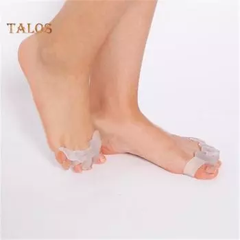 TBH 1 пара 5 разделителей пальцев ног ортез протектор Hallux Valgus выпрямляющий инструмент для ухода за ногами one size
