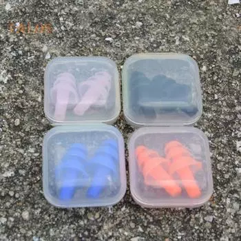 TBH 2 шт. водонепроницаемые беруши для плавания и езды на мотоцикле беруши вкладыши вкладыши для ушей синий