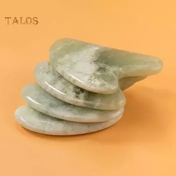 TBH Форма сердца Гуа Ша Массаж лица и тела Расслабляющая доска Инструмент для ухода за кожей Соскребающий инструмент чёрный