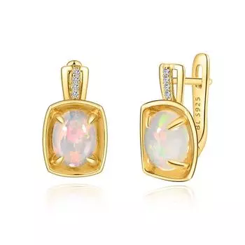 TBJ 100% Эфиопия натуральный опал серьги стерлингового серебра 925 пробы ювелирные изделия с драгоценными камнями для женщин жена хороший подарок на день рождения M белый