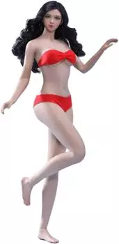 TBLeague suntan scale beauty бесшовная фигурка куклы тело для рисования куклы флокированные части головы бикини стойка в комплекте загар кожа TB League S49