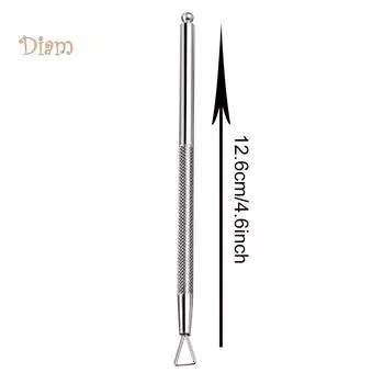TBS Нержавеющая сталь для ногтей УФ-гель для снятия лака стержень толкатель очиститель маникюрный инструмент one size