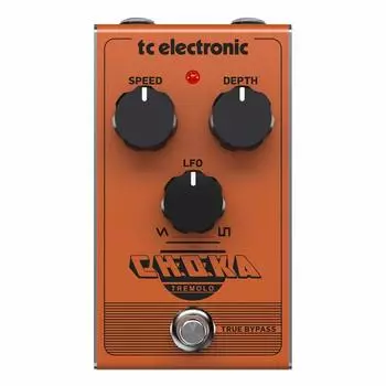 tc electronic Analog Tremolo Pedal Effector Waveform Switchable Simple Operation True Bypass CHOKA TREMOLO
