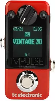 TC Electronic Cabinet Loader Цветной дисплей Оснащен официальным Celestion IR Оснащен акустическим IR 99 свободно загружаемыми IR-слотами Компактный размер