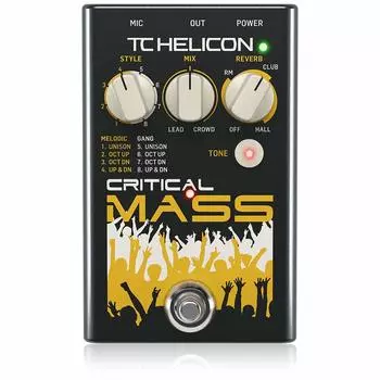TC Helicon Vocal Effector Group Sound Studio Grade Reverb Adaptive Tone CRITICAL MASS
