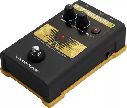 Tc Helicon VOICETONE T1 Однокнопочный стомпбокс для студийного мастеринга вокала