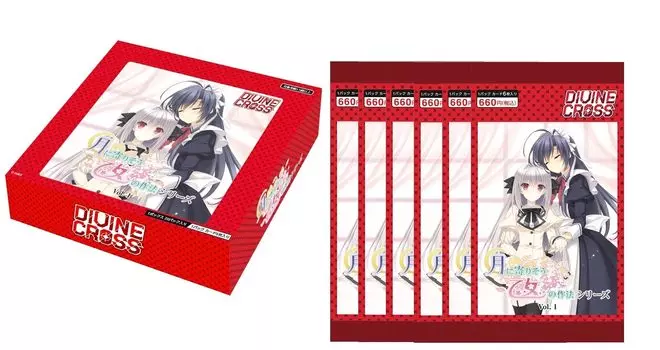 TCG A Etiquette Series DIVINE CROSS 6BOX IN Carton Plus Pack Set Maiden s Vol.1 красный