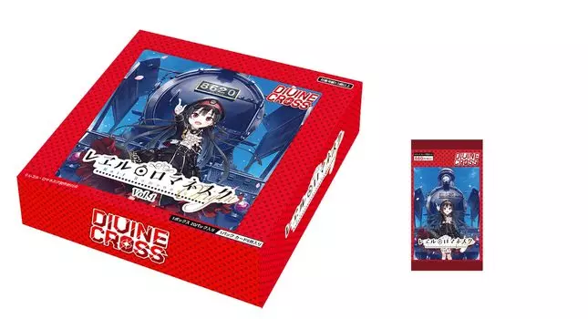 TCG Reuel Romanesque Origin DIVINE CROSS BOX Plus Pack Set Vol.1 20 шт. в упаковке красный