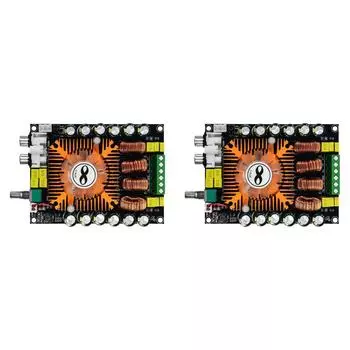 TDA7498E 2.0 Zweikanal-HIFI-Verstrkerplatine 160 Втx2 20 Гц-20 кГц (Шварц)