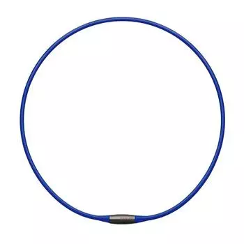 TDK EXNAS Magnetic Necklace Lightweight 10g High Magnetic Force 160mT Shoulder Neck Stiffness Improve Blood Circulation (42cm Blue)