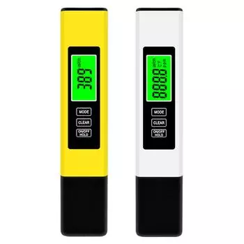 TDS метр цифровой тестер качества воды Высокая точность калибровка PH 0-9990PPM цифровой PH метр воды аквариумный бассейн PH тестер жёлтый