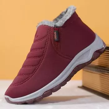 Те же самые мужские и женские зимние ботинки для людей среднего и пожилого возраста сделаны из бархата и утолщены, чтобы сохранять тепло, а старые пекинские хлопчатобумажные ботинки 36