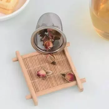 Tea Accessories Tea Strainer Teapot Tray Spice Strainer Herbal Strainer Accessories Kitchen Tools Stainless Steel Easy To Clean 1pc