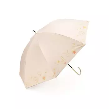 Tea AfternoonTea LIVING Long Umbrella JJ14 Printed Long Umbrella Rain Beige [Afternoon Living] Umbrella/PEANUTS бежевый