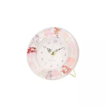 Tea AfternoonTea LIVING Настольные часы HR33 Ботанические часы розового цвета [Afternoon Living] розовый