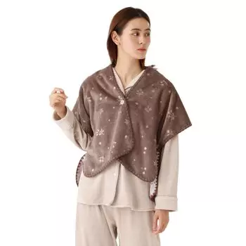 Tea AfternoonTea LIVING Wear Tops JG02 Foil Flower Cape Brown [Afternoon Living] Пижама/комната коричневый